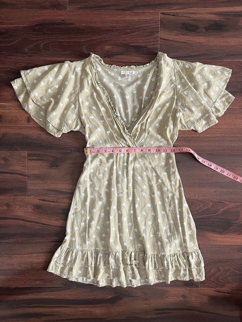 Billabong x The Salty Blonde In Bloom Floral Mini Dress, Size S - Picture 7 of 9